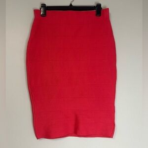 Arabella Pink Women's Pencil Skirt, Size L
